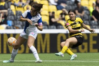Naomi Luyet, joueuse d'YB, qui a disputé les demi-finales du Championnat et la Finale de Coupe de Suisse cette saison